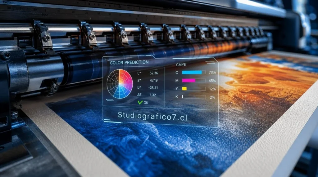 Color predictivo: la IA simula el resultado antes de imprimir, reduciendo desperdicio